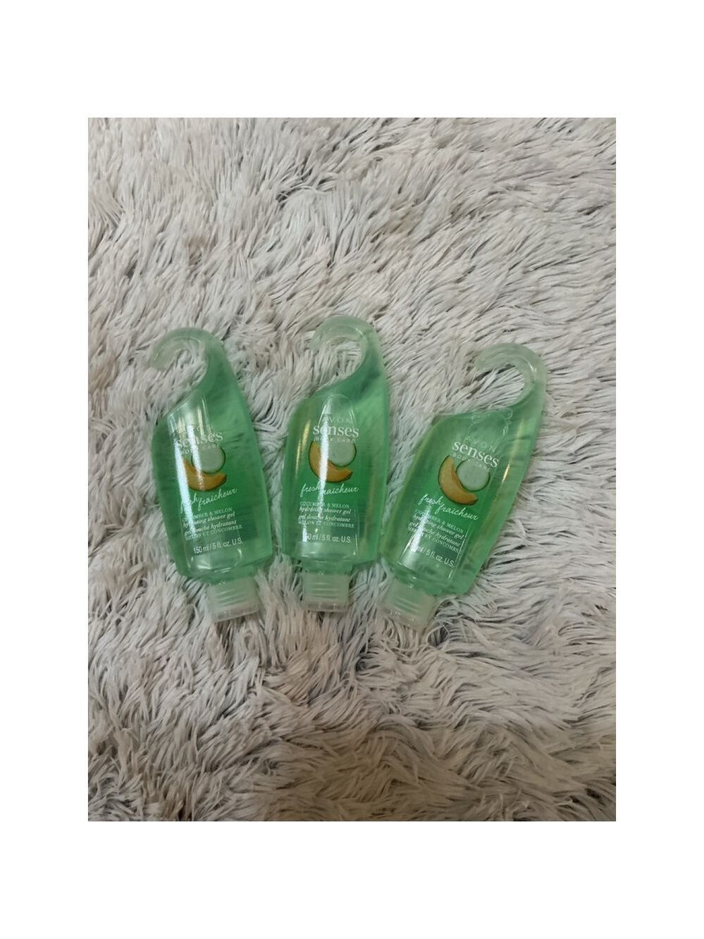 Avon Senses Cucumber & Melon Hydrating Shower Gel — Bundle of 3 (150 ml)